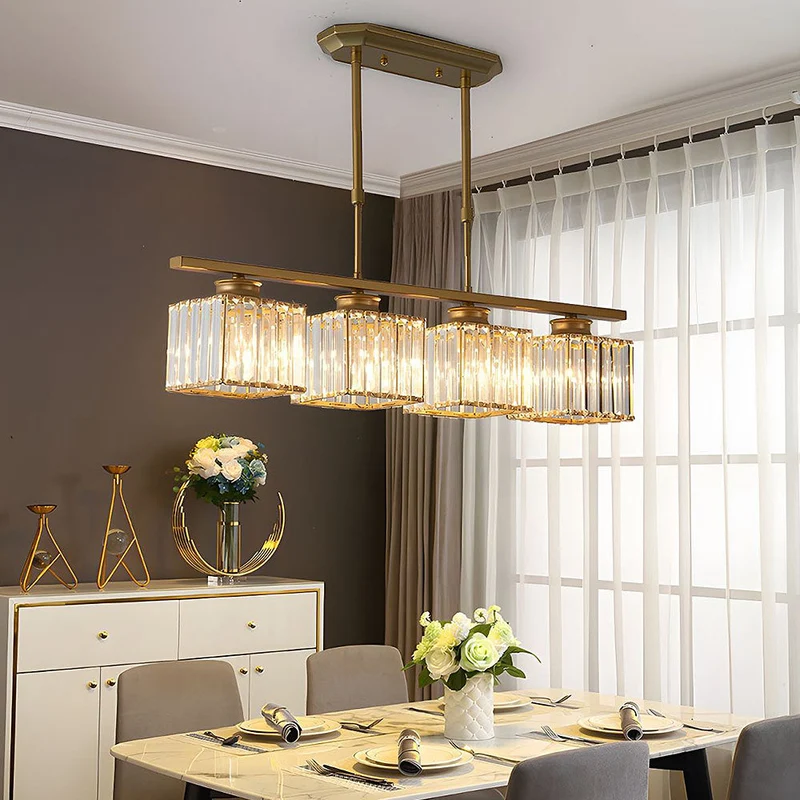 Hanglamp Eettafel Glas Zwart Goud 3 Of 4 Lichts E27 Modern | Sansoti