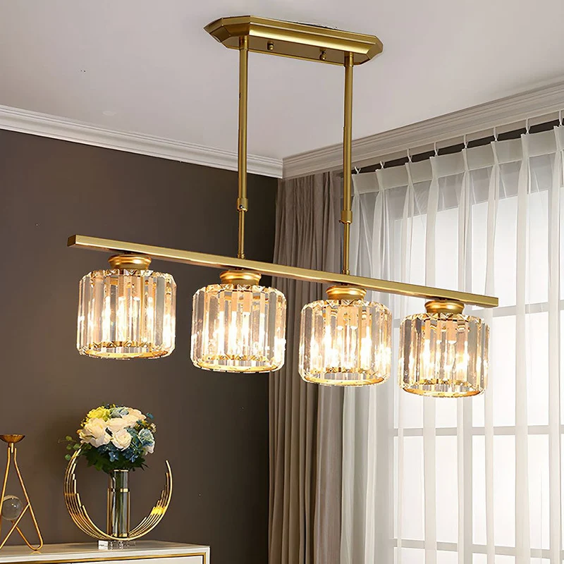 Hanglamp Eettafel Glas Zwart Goud 3 Of 4 Lichts E27 Modern | Sansoti