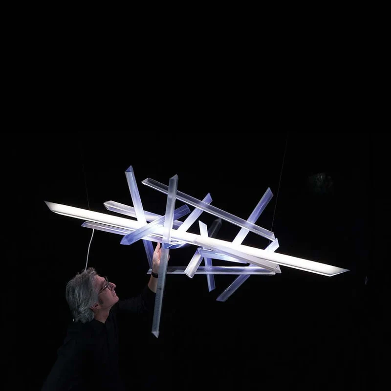 Slamp LED Hängelampe La Traviata Lichtskulptur