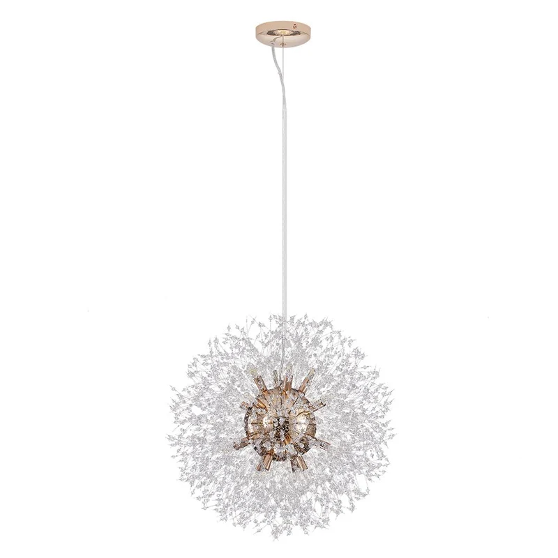 Kroonluchter Vuurwerk Sputnik 16-Lichts Kristal Messing 80cm Woonkamer Entree Dimbaar