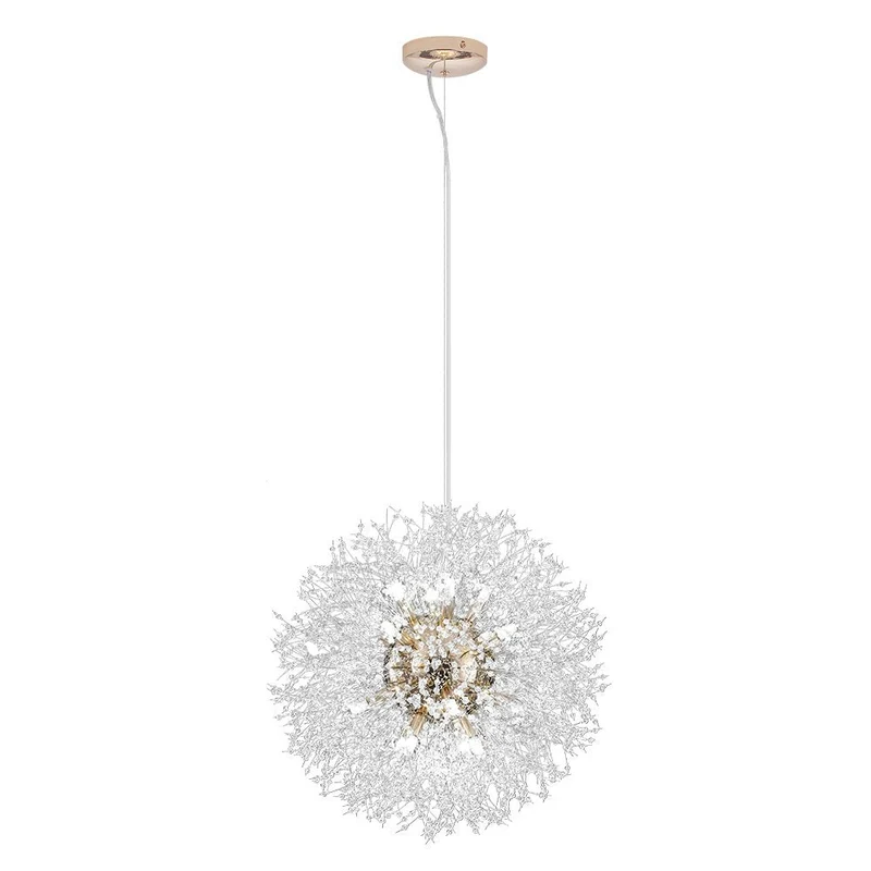 Kroonluchter Vuurwerk Sputnik 16-Lichts Kristal Messing 80cm Woonkamer Entree Dimbaar
