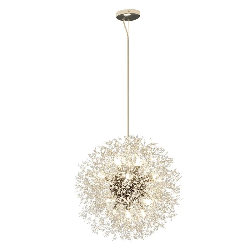 Kroonluchter Vuurwerk Sputnik 16-Lichts Kristal Messing 80cm Woonkamer Entree Dimbaar