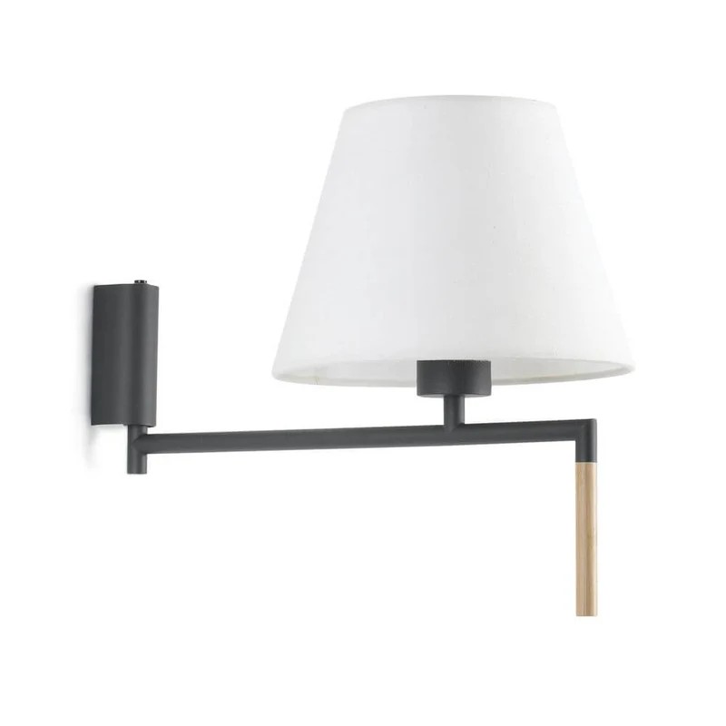 Ron Wandlampe Anthrazit (ohne Schirm)