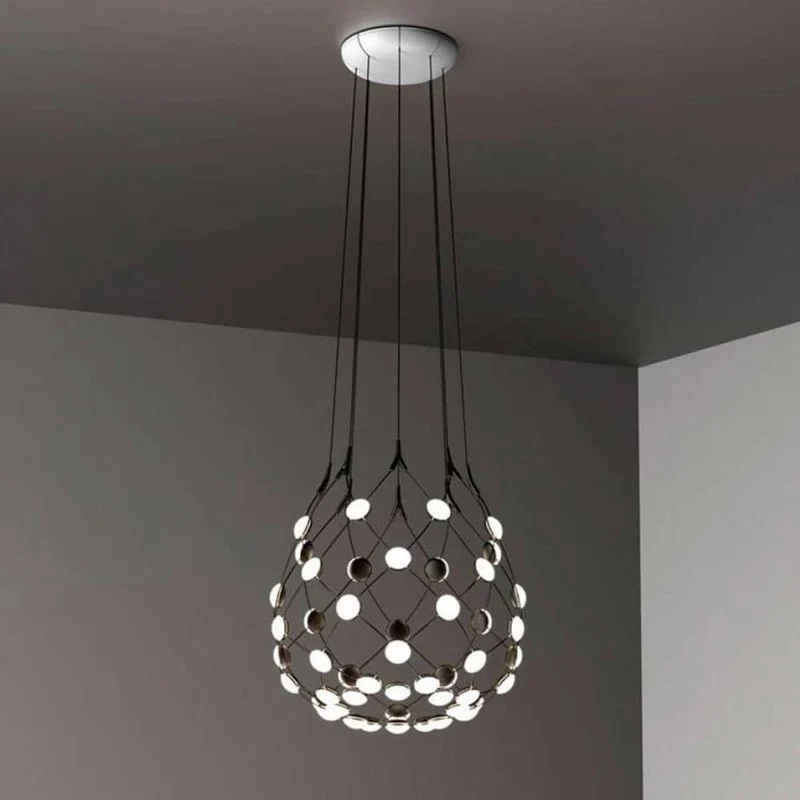 Luceplan LED Hängeleuchte Mesh Ø 55cm, max. 500cm
