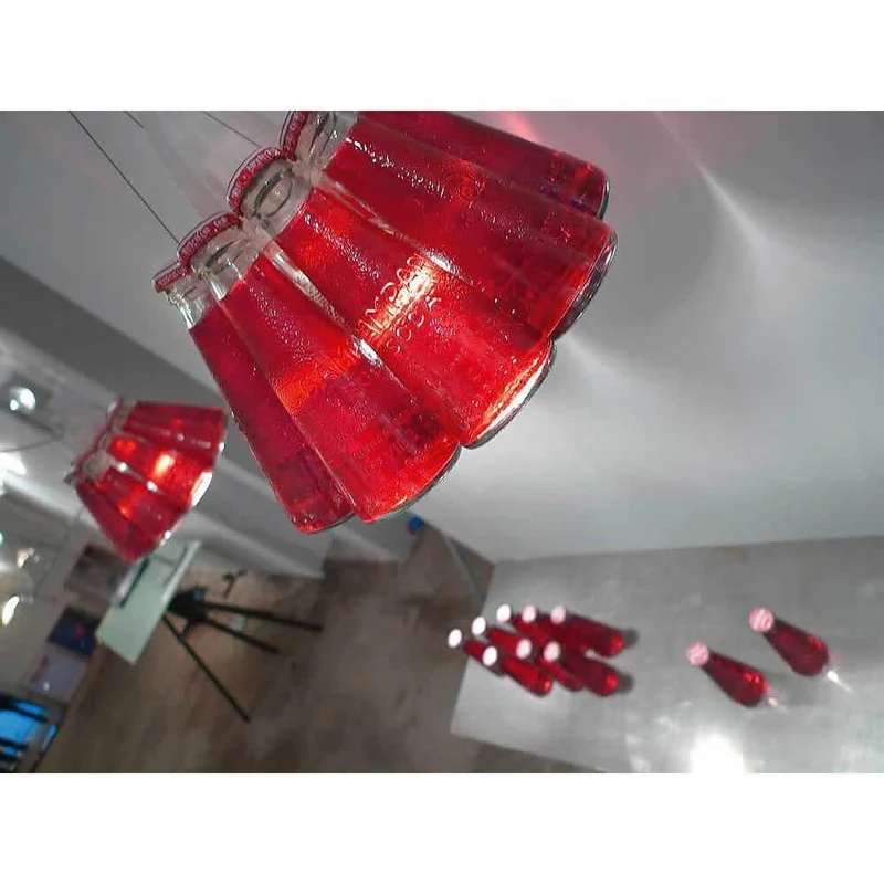 Ingo Maurer Hängelampe Campari Light Sonderlänge 400cm