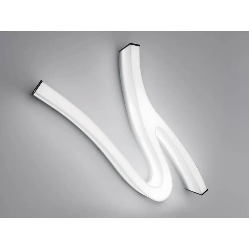 Lash LED Deckenleuchte organisch Weiß