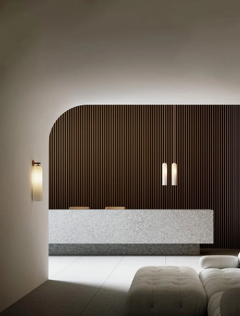 Glazen wandlamp met cilindervorm – elegante wandverlichting voor binnen | Sansoti
