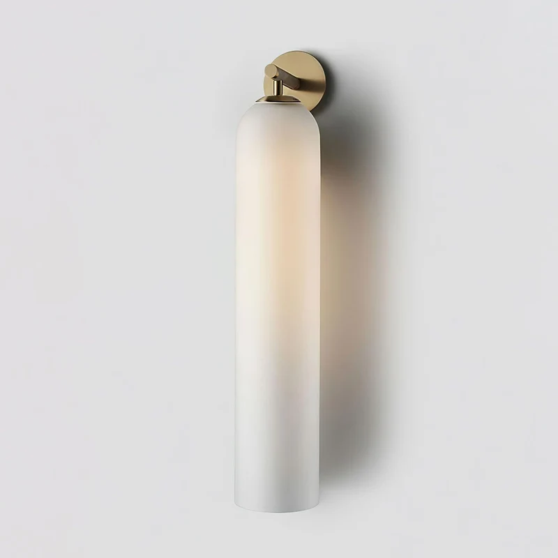 Glazen wandlamp met cilindervorm – elegante wandverlichting voor binnen | Sansoti
