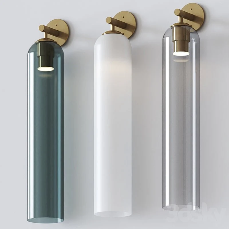 Glazen wandlamp met cilindervorm – elegante wandverlichting voor binnen | Sansoti