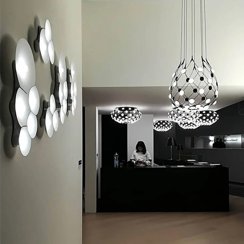 Luceplan LED Wandleuchte Bulbullia 37x31cm