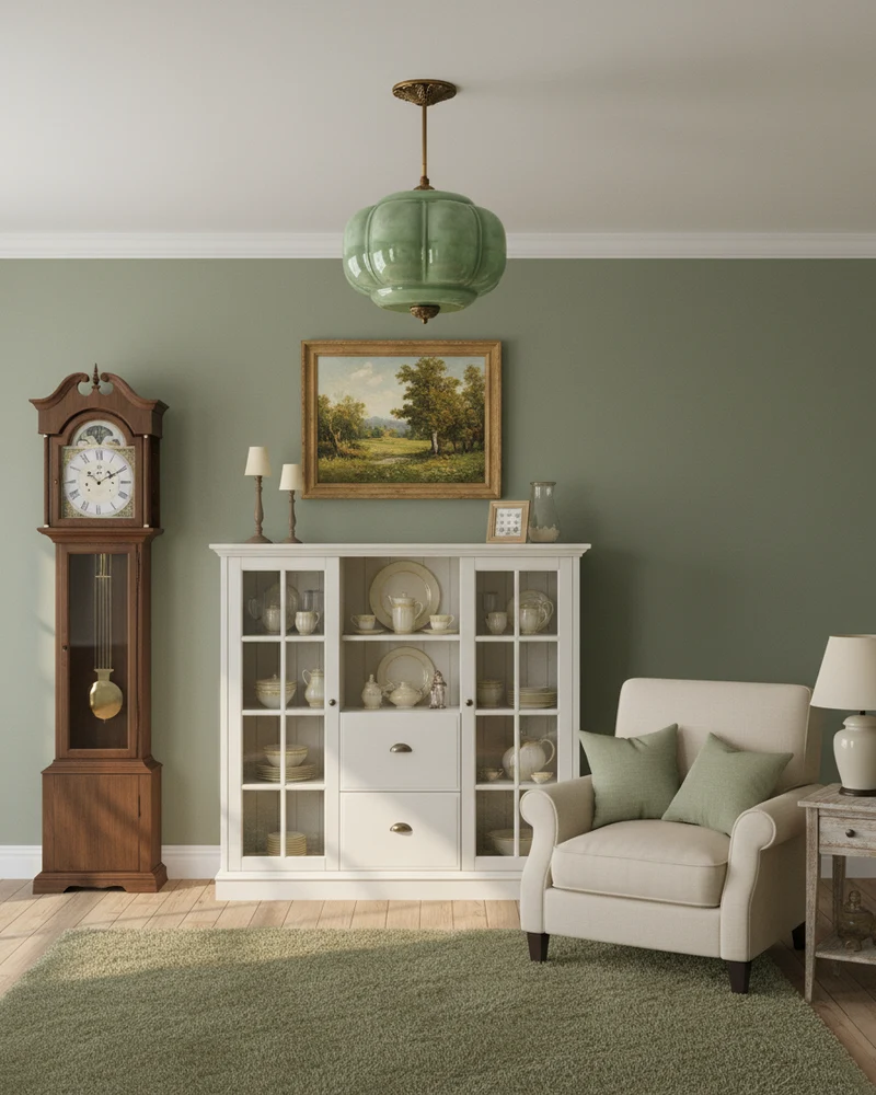 Vintage design plafondlamp van glas – elegante plafondverlichting met metalen details | Sansoti