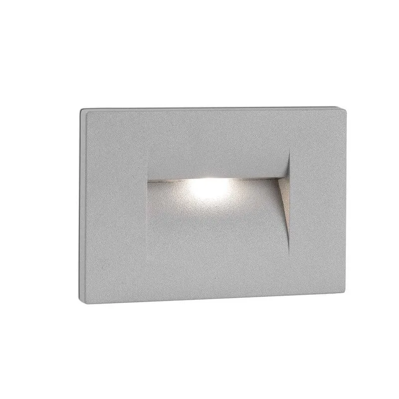 LED Wand-Einbauleuchte HORUS-1 3000K IP65 Grau