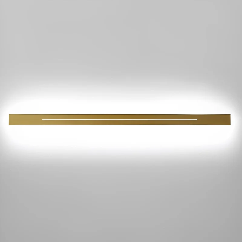 Wandlamp LED Strip Zwart IJzer Acryl Woonkamer Slaapkamer Lineair 60cm 80cm 100cm 120cm 3 Kleurmodi Minimalistisch Spiegel Accent | Sansoti