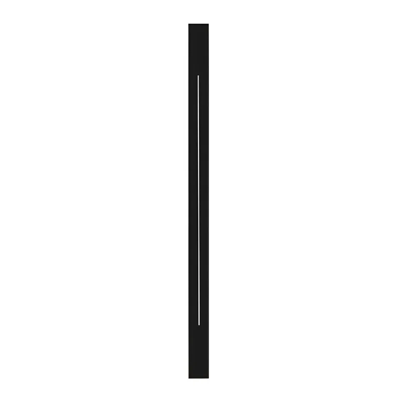 Wandlamp LED Strip Zwart IJzer Acryl Woonkamer Slaapkamer Lineair 60cm 80cm 100cm 120cm 3 Kleurmodi Minimalistisch Spiegel Accent | Sansoti