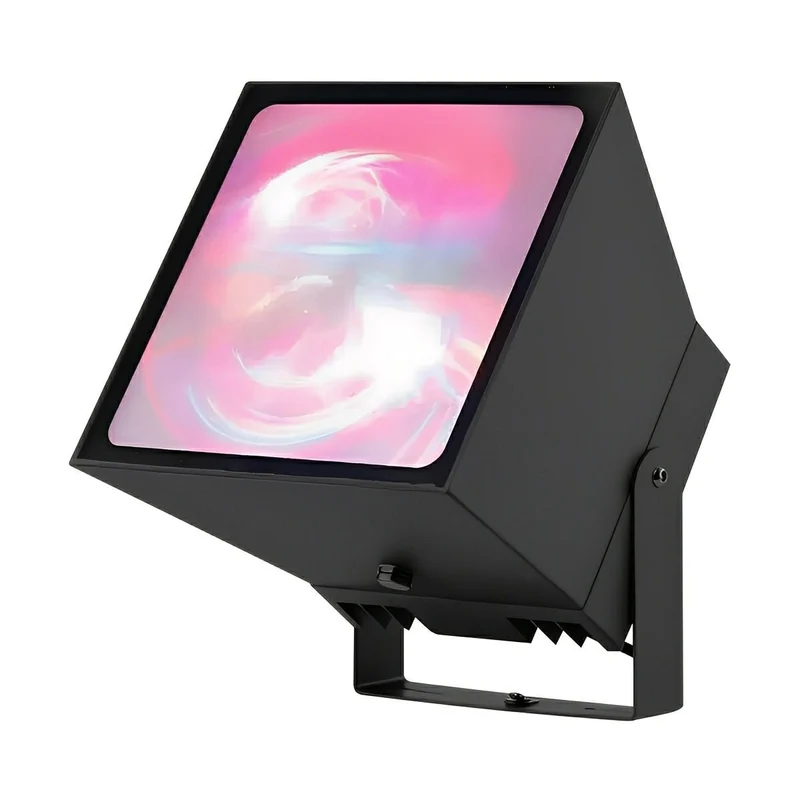 Buitenspot RGB LED 50W Zwart Tuin Gevel Boom Verlichting IP65 Kleurveranderend Schijnwerper Landscape Spotlight Afstandsbediening Buiten | Sansoti