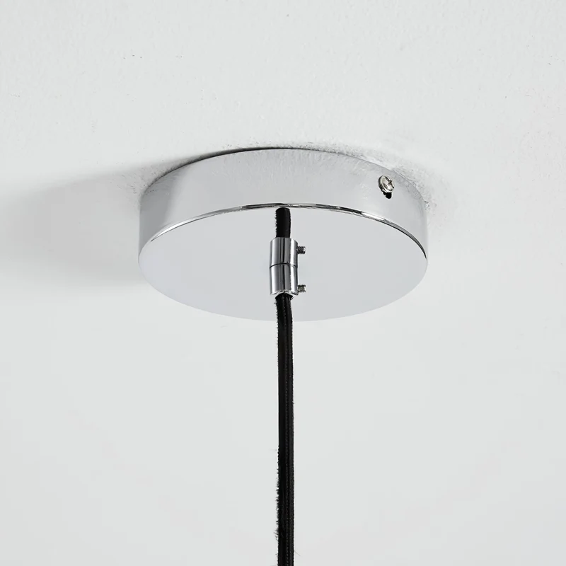 Moderne Sputnik Kroonluchter met Gekleurde Acryl Elementen en Witte Glazen Bollen – Design Hanglamp Meerdere Lichtpunten | Sansoti