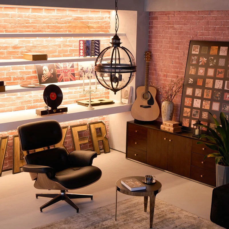 Barok Hanglamp met Glazen Kappen en Gouden Afwerking – Luxe Design Kroonluchter 3-Lichts | Sansoti