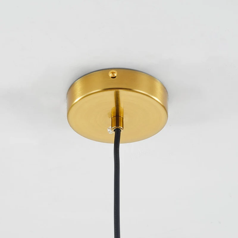 Hanglamp Glas Rond Transparant Amber G4 LED Modern 1-Lichts | Sansoti