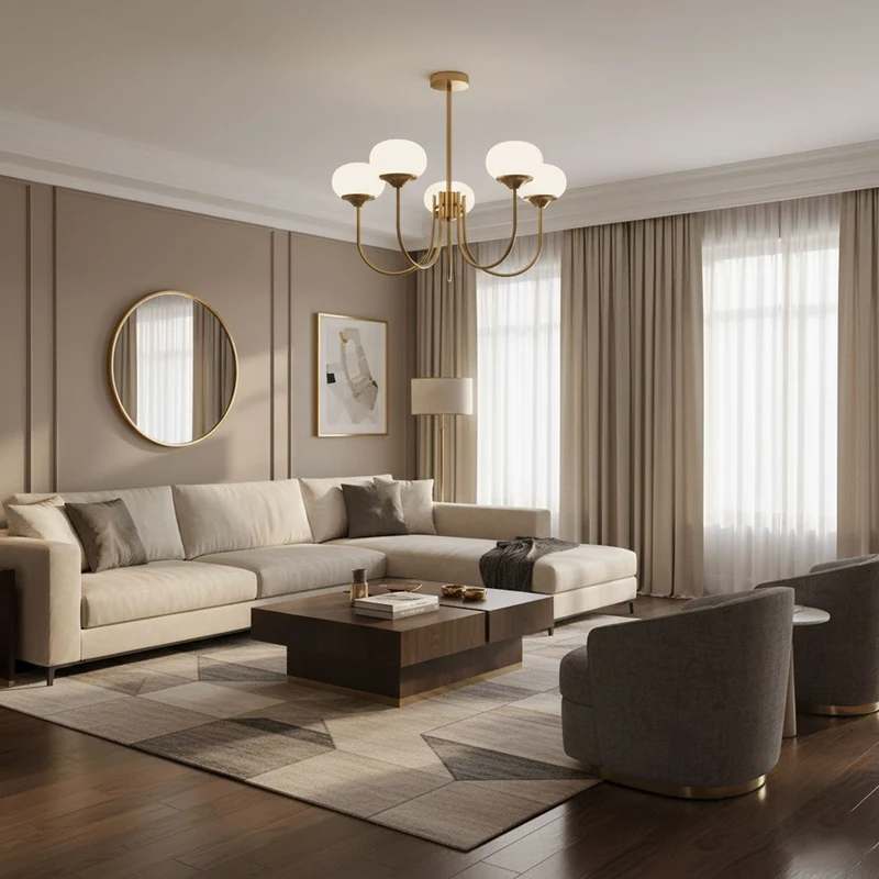 Glazen Kroonluchter Met Roze Witte Of Creme Bollen En Gouden Of Chromen Frame Moderne Design Kroonluchter Met 3 Of 5 Lichtpunten Voor Woonkamer En Eetkamer | Sansoti
