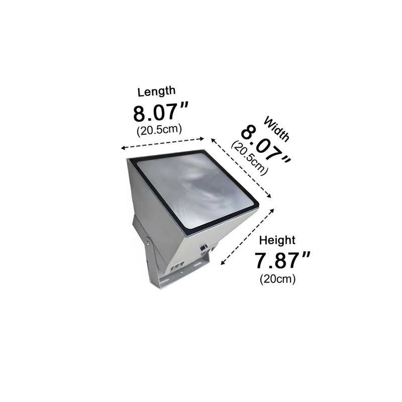 LED Schijnwerper RGB Aluminium Grijs IP65 Tuin Gevel Boom Accentverlichting Buitenspot Kleurverlichting Villa | Sansoti