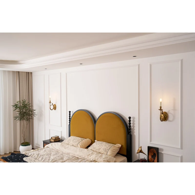 Vintage Wandlamp met Vogel op Tak in Antiek Messing – Klassieke Design Sconce met E14 Fitting voor Slaapkamer, Hal en Woonkamer | Sansoti