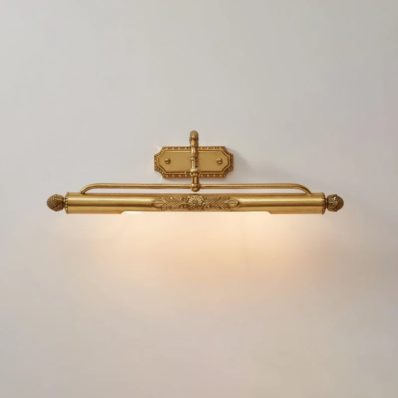Messing Schilderij Wandlamp met Geïntegreerde Verlichting – Luxe Galerijverlichting in Antiek Messing | Sansoti