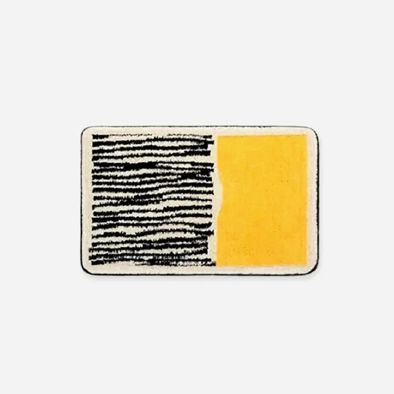 Luxe antislip badmat met abstract design voor moderne badkamers | Sansoti