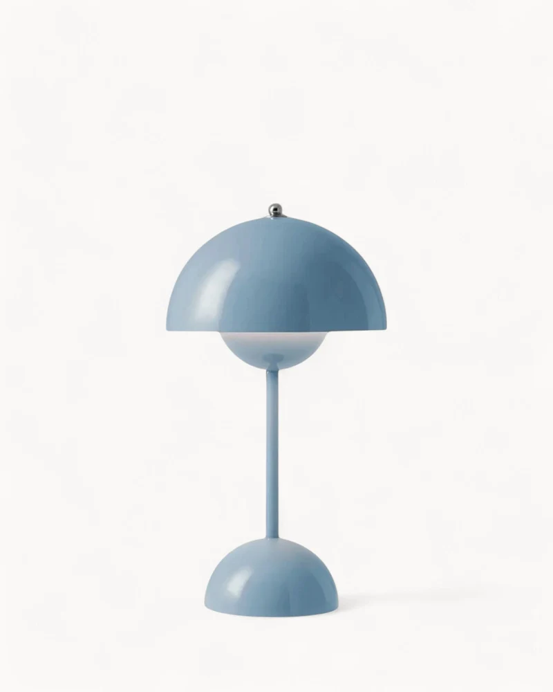 Tafellamp LED Metaal 28cm Grijs Dimbaar Bureau Nachtkast Scandinavisch Design Lamp Modern Minimalistisch | Sansoti