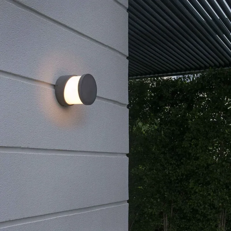 Außenwandleuchte BLOCK IP65 Zementgrau