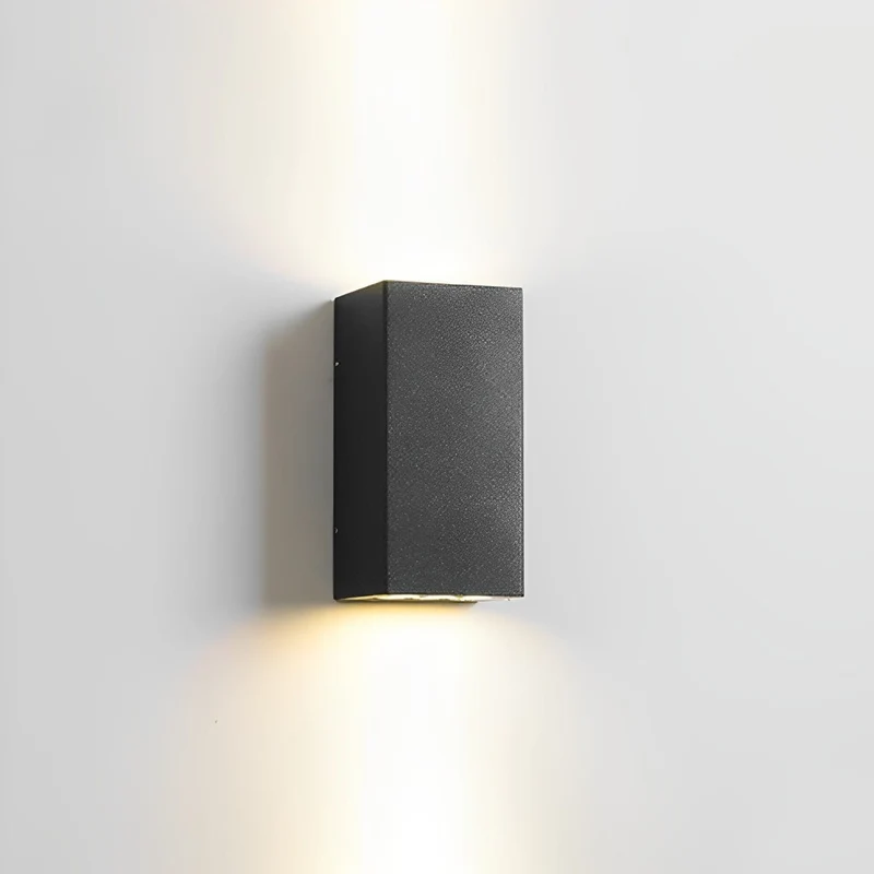 Buitenlamp LED Wandlamp IP65 Aluminium Antraciet Op- en Neerwaarts Licht Gevel Tuin Oprit Terras Buitenverlichting Modern | Sansoti