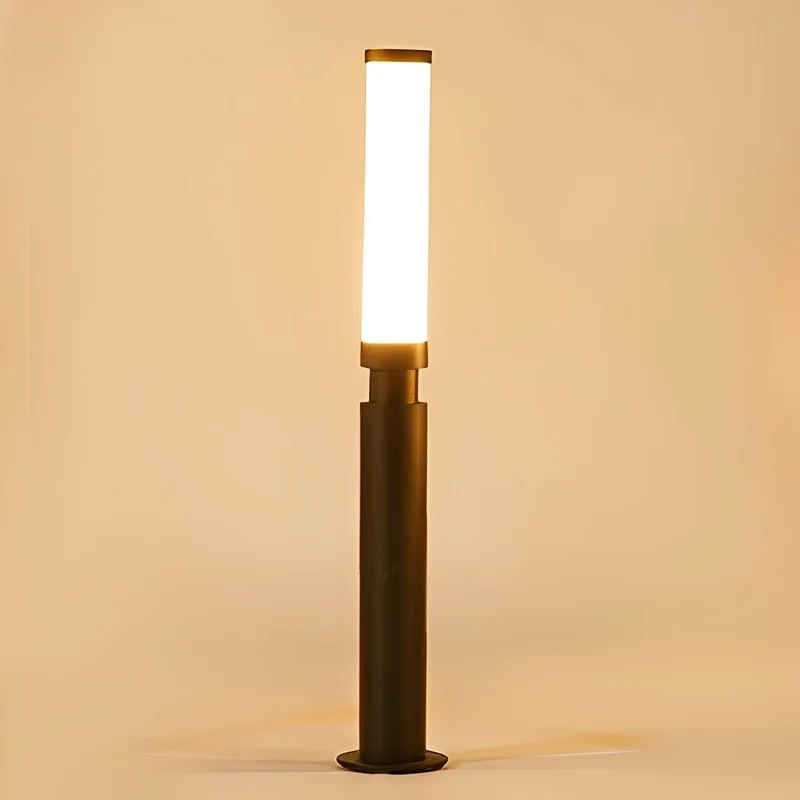 Tuinpaal Lamp Aluminium Zwart 6W IP55 Tuin Pad Verlichting Staande Buitenlamp Sokkel Paalverlichting Oprijlaan Binnenhof | Sansoti