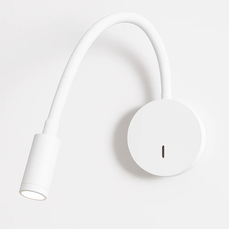 Leeslamp Wand LED Flexibel Zwart Slaapkamer Bedlamp Wandlamp Leeslicht Flexibele Arm Oplaadbaar Nachtkastje Hoofdbord Kantoor | Sansoti