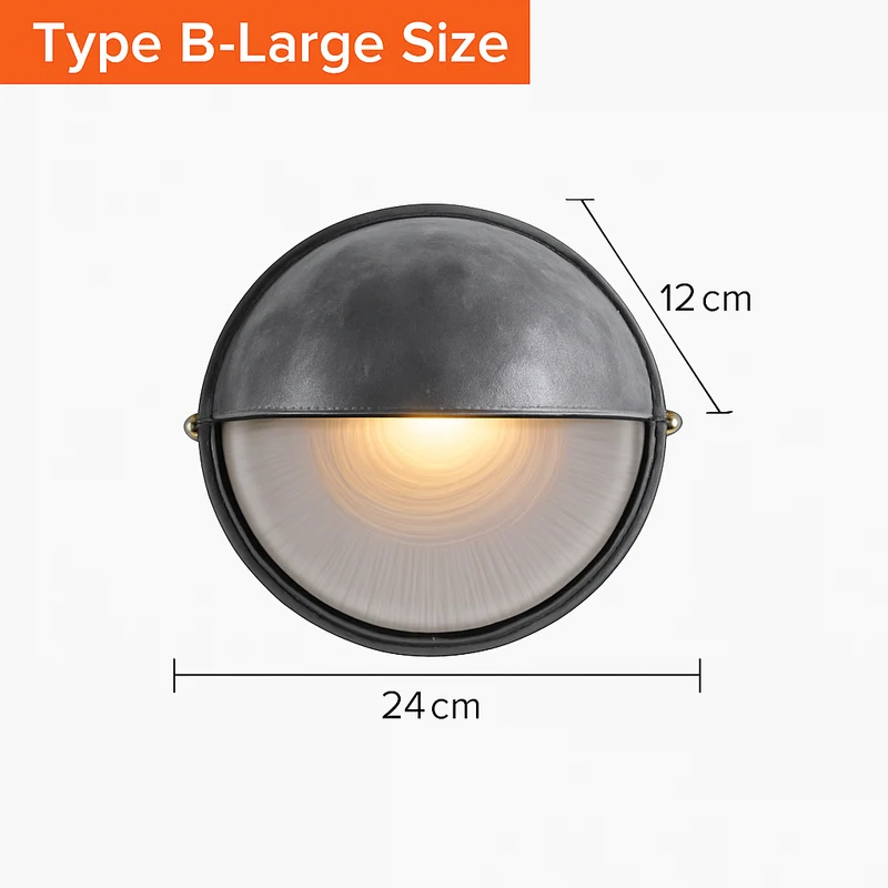 Buitenlamp Wandlamp Aluminium Zilver IP65 E27 12W Tuin Veranda Industrieel Vintage Matglas Buitenwandlamp Waterdicht Balkon Gevel | Sansoti