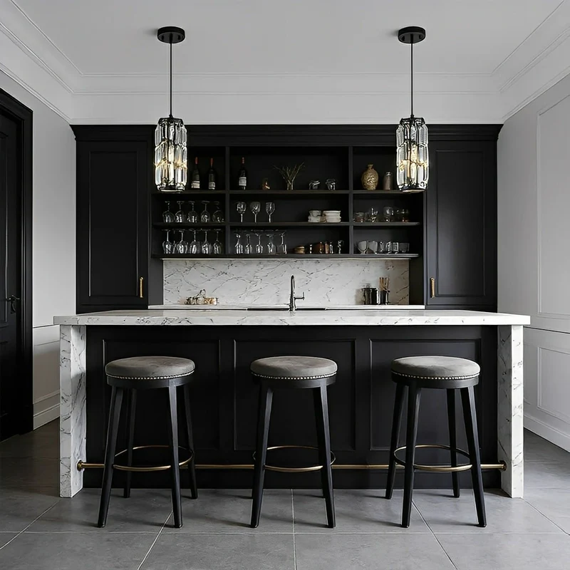 Kristallen Hanglamp Zwart Ijzer E27 Eetkamer Woonkamer Industrieel Retro Plafondlamp Pendellamp Kristalglas Bar Gangpad | Sansoti