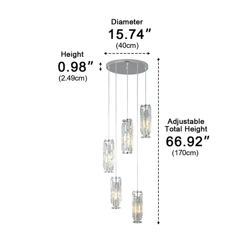 Kristallen Hanglamp Zwart Ijzer E27 Eetkamer Woonkamer Industrieel Retro Plafondlamp Pendellamp Kristalglas Bar Gangpad | Sansoti
