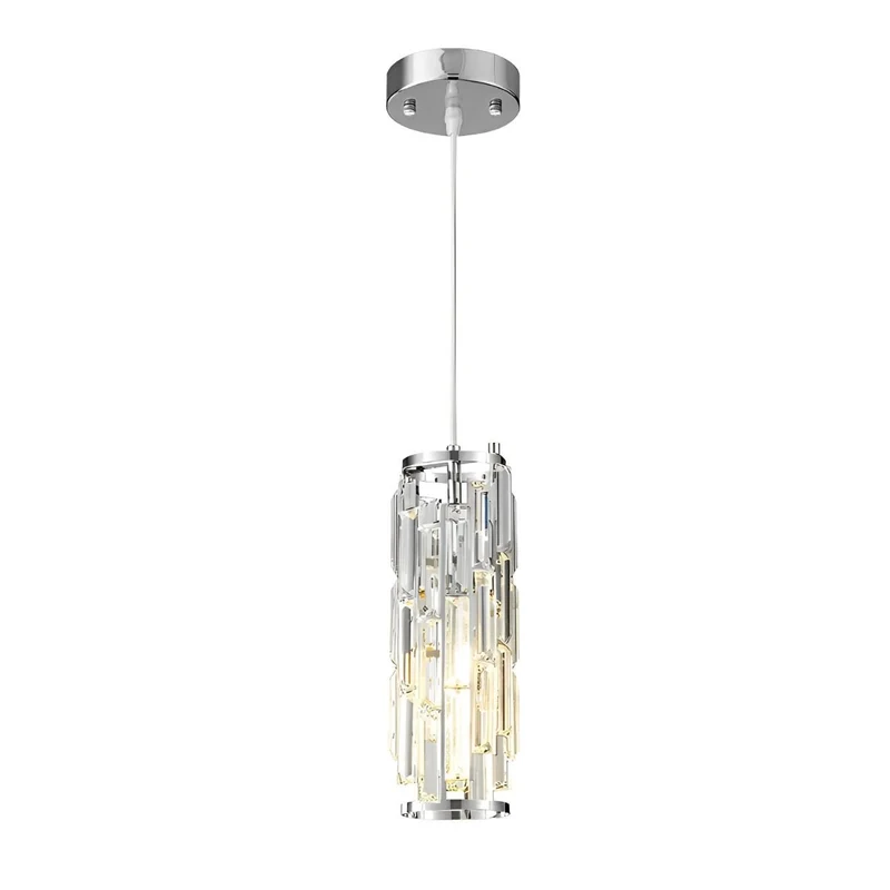 Kristallen Hanglamp Zwart Ijzer E27 Eetkamer Woonkamer Industrieel Retro Plafondlamp Pendellamp Kristalglas Bar Gangpad | Sansoti