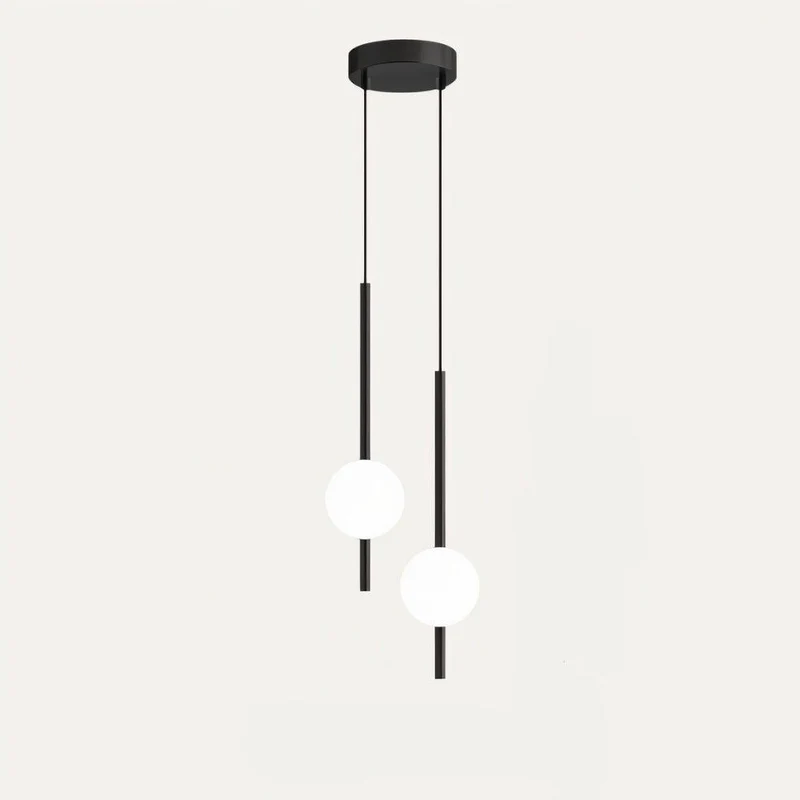 Sansoti | Moderne Hanglamp van Glas & Metaal – Scandinavisch Design (1 of 2 Lichtpunten)