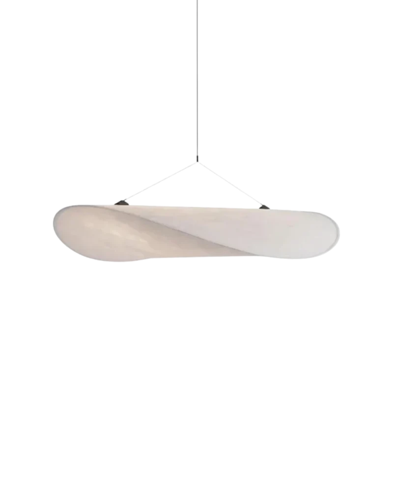 Sansoti - Japandi Hanglamp Wit voor Slaapkamer en Woonkamer – Moderne Sfeerverlichting E27
