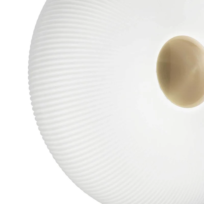 Deckenlampe Arizona 3-flammig Weiß, Messing-Satiniert