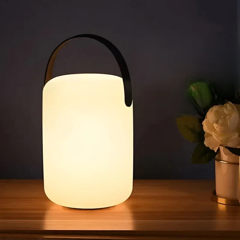 Draadloze led tafellamp met dimfunctie en kleurstanden voor binnen en buiten | Sansoti