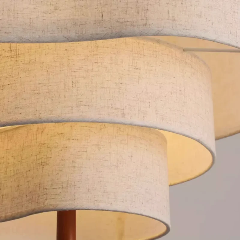 Stoffen Hanglamp voor Woonkamer & Eettafel | Design Plafondlamp in Japandi Stijl