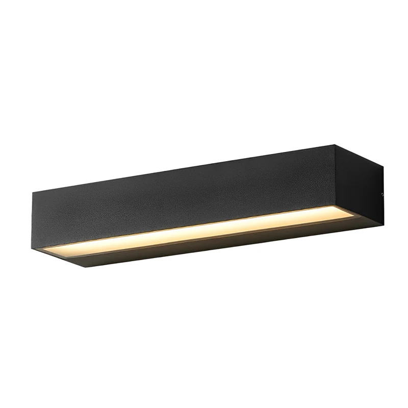 Moderne Buiten Wandlamp Met Lineair LED Licht En IP65 Waterdichte Aluminium Behuizing Voor Gevel, Entree En Garage | Sansoti