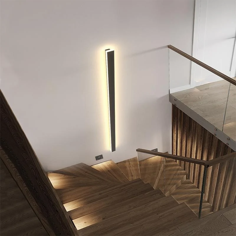 Moderne Waterdichte Lineaire Buiten Wandlamp Met LED En IP65 Bescherming | Sansoti