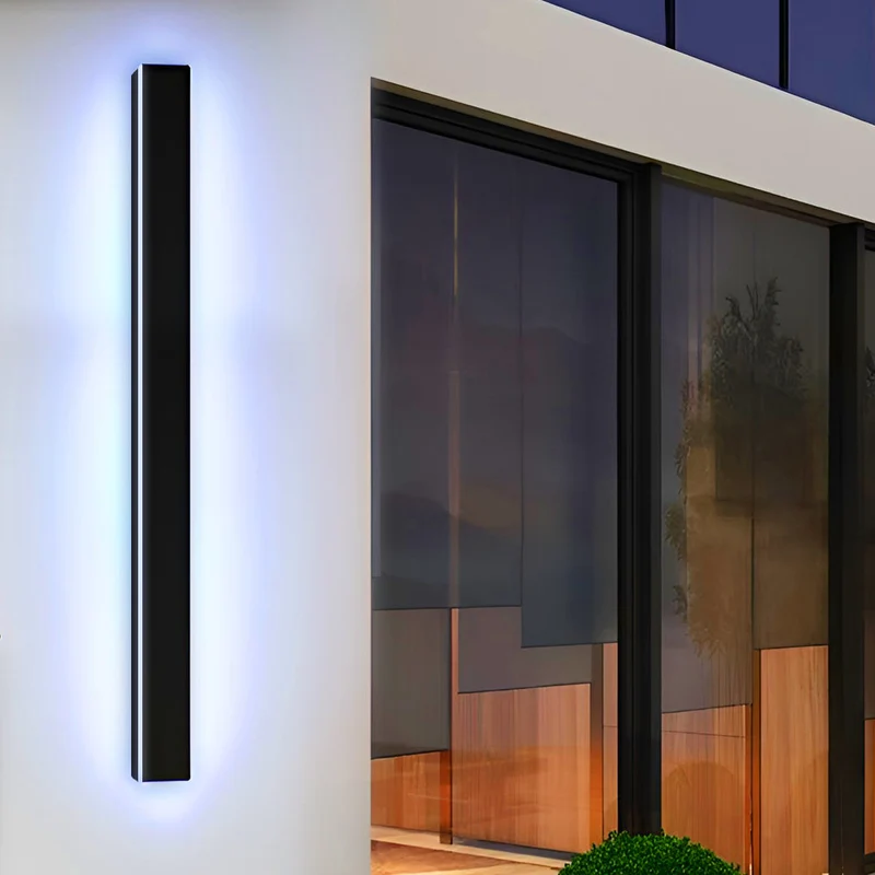 Moderne Waterdichte Lineaire Buiten Wandlamp Met LED En IP65 Bescherming | Sansoti
