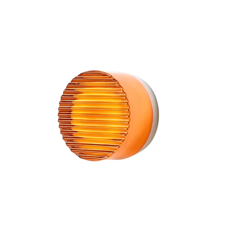 Ambrelo Wandlamp LED 13,5×8 cm Amber Slaapkamer Wandverlichting Modern Minimalistisch Scandinavisch Warm Licht Hal Woonkamer | Sansoti
