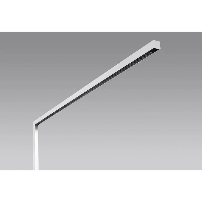 Lens Single Büro Stehleuchte 6100lm up & down Weiß dimmer