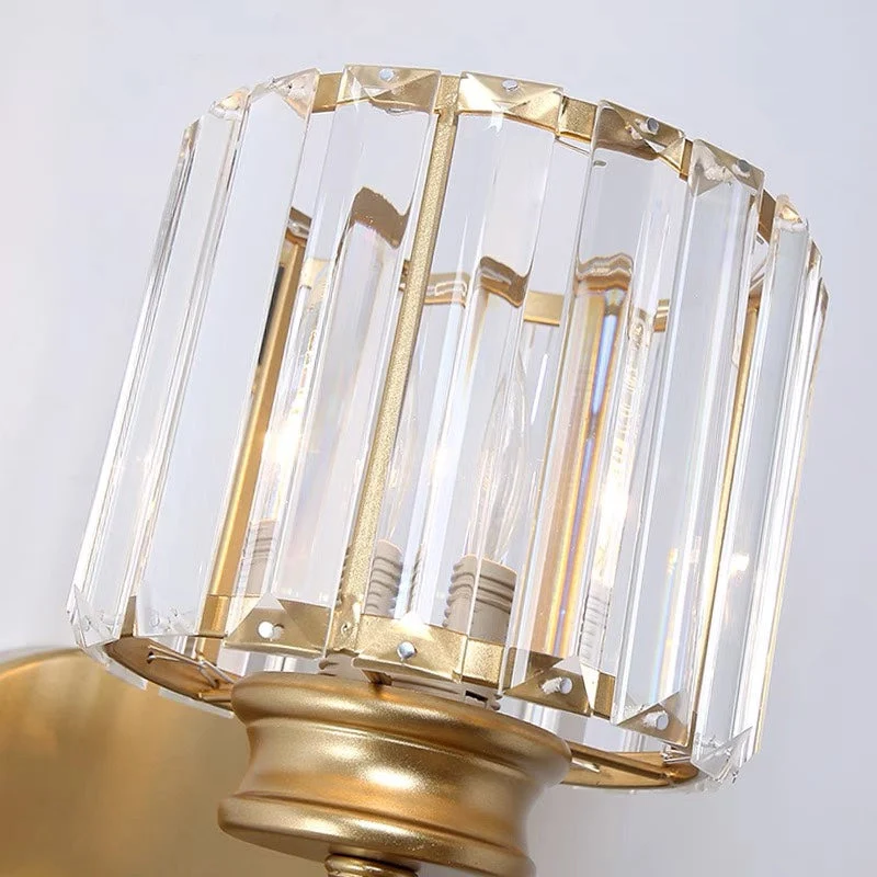 Wandlamp Glas Metaal Zwart 24cm Wandverlichting Woonkamer Slaapkamer Moderne Wandlamp Transparante Kap Accentverlichting | Sansoti