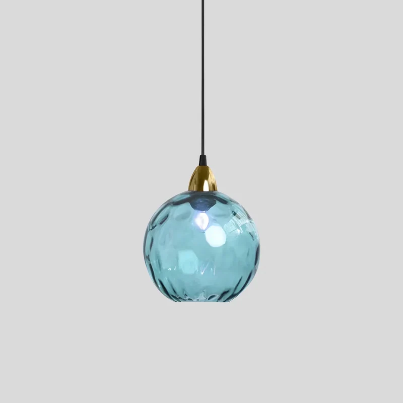 Hanglamp Glas E26 20 cm Grijs Eettafel Woonkamer Slaapkamer Rookglas Bollamp Pendellamp Sfeerverlichting | Sansoti