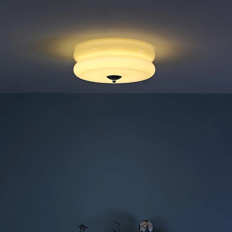 Art deco plafondlamp met geometrisch design en warm ledlicht voor stijlvolle interieurs | Sansoti