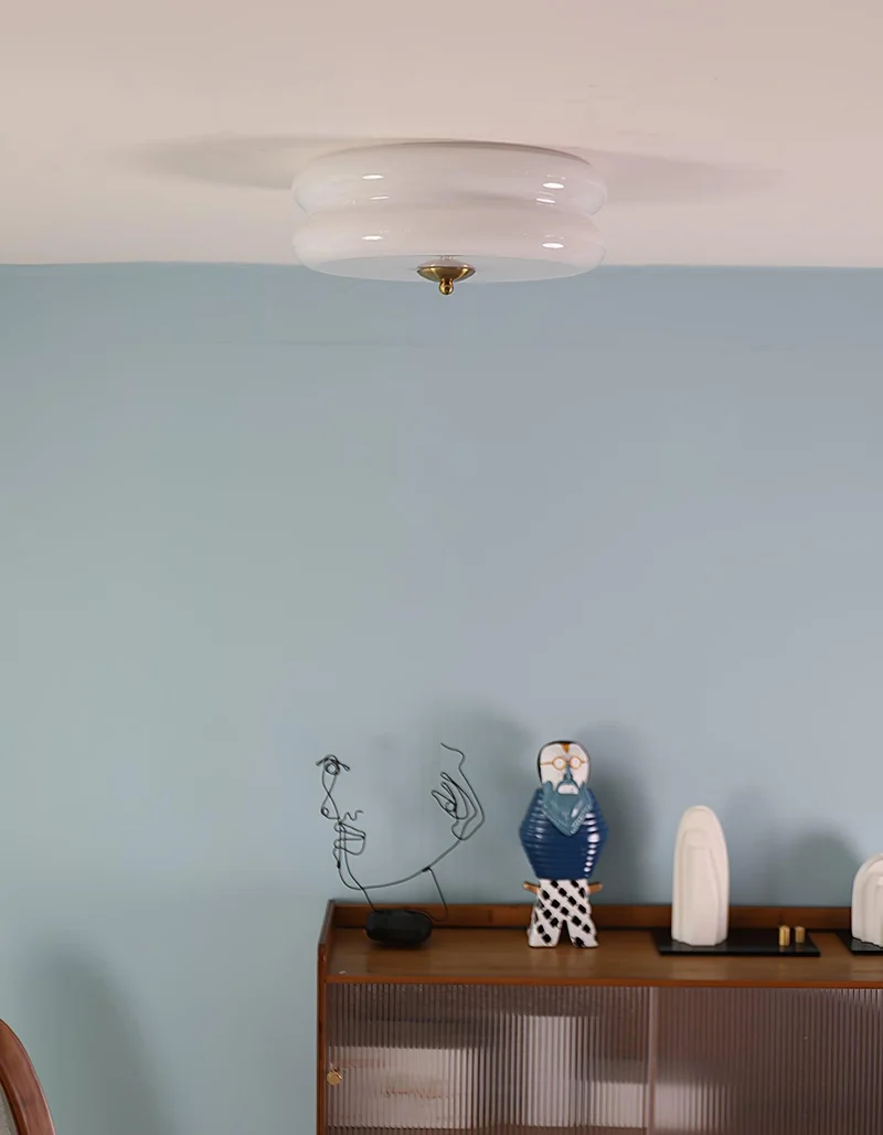Art deco plafondlamp met geometrisch design en warm ledlicht voor stijlvolle interieurs | Sansoti